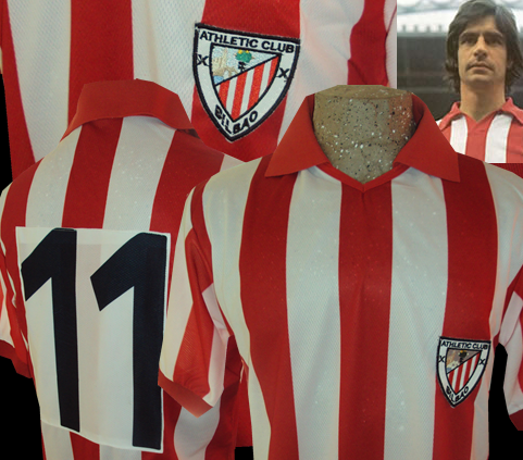 Camiseta Retro Athletic Bilbao, Temporada 1977