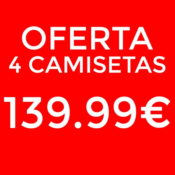 Oferta 4 Camisetas Retro Deporforas