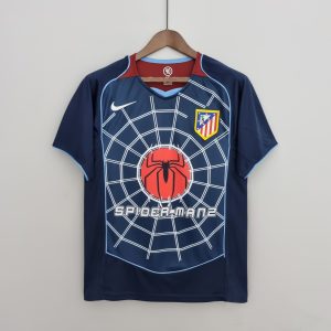 camiseta retro Atlético Madrid 2004 alternativa spiderman 2