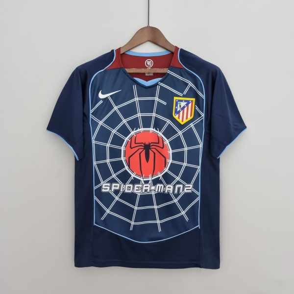 camiseta retro Atlético Madrid 2004 alternativa spiderman 2