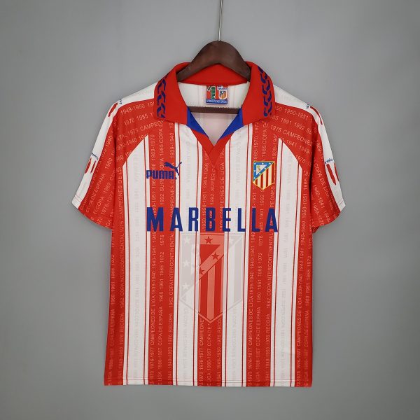 camiseta retro Atlético Madrid 1995