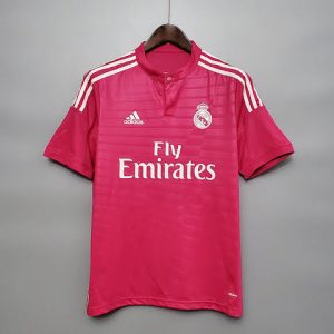 camiseta retro Real Madrid 2014 alternativa rosa