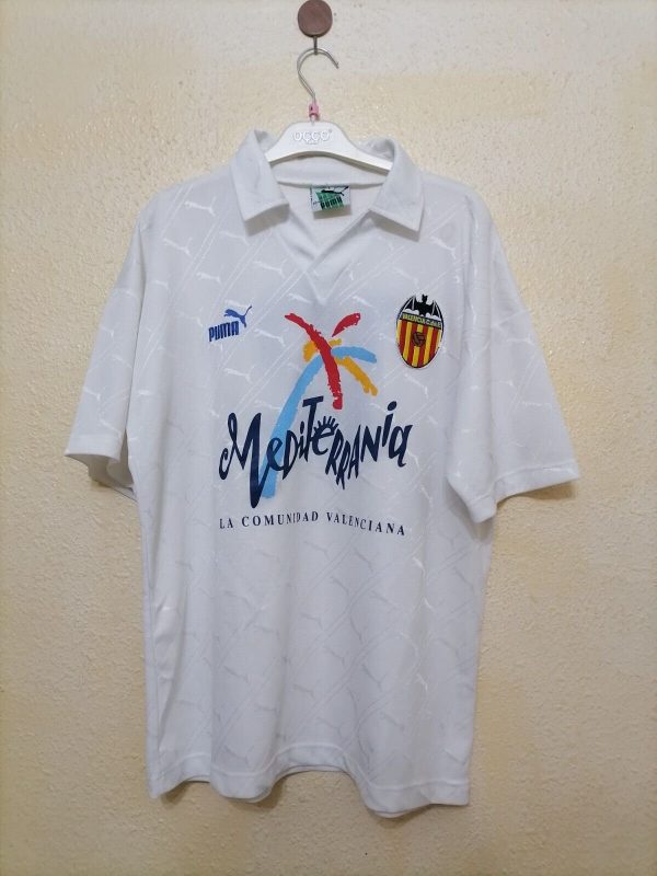 Camiseta Retro Valencia Temporada 92-93 Titular