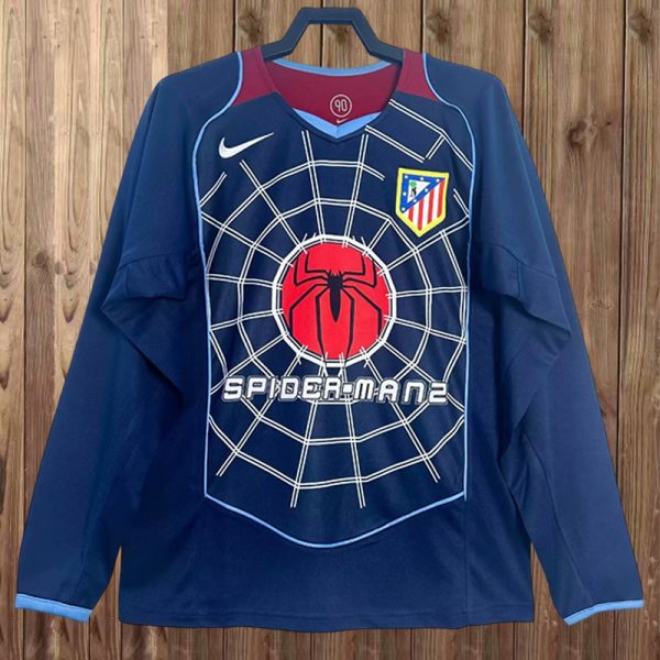 Camiseta Retro Atletico de Madrid 2004 - 2005 Alternativa Manga Larga