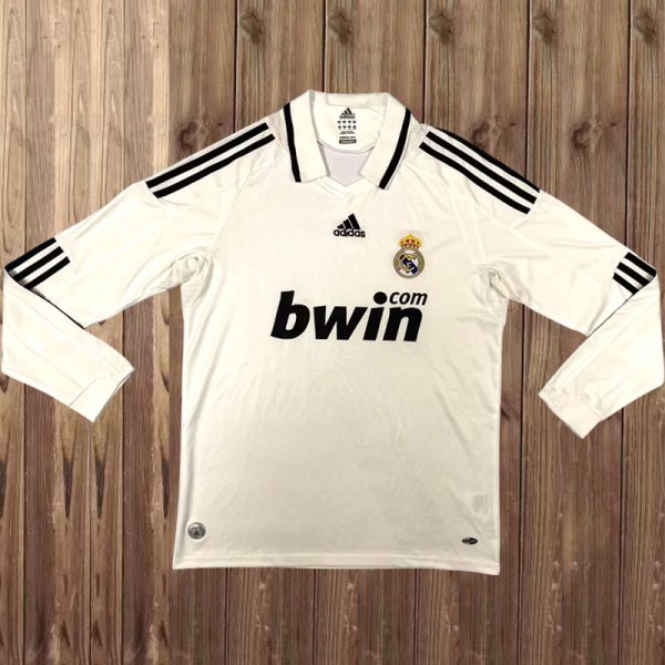 Camiseta Retro Real Madrid 2008-2009 Manga Larga