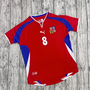 Camiseta Retro Republica Checa Euro 2000 Titular