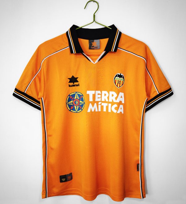 Camiseta Retro Valencia 1999-2000 Alternativa Naranja