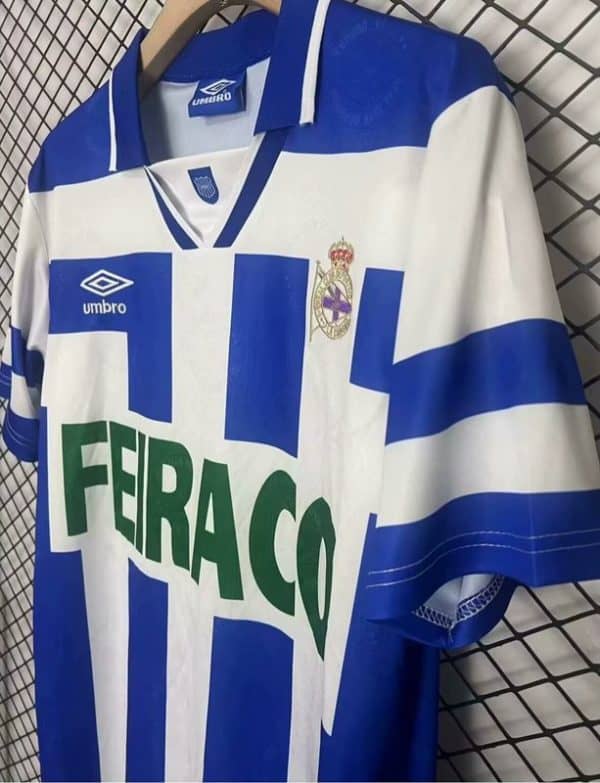 Camiseta Retro Deportivo La Coruña | Temporada 1994-1995 | Titular - Imagen 4